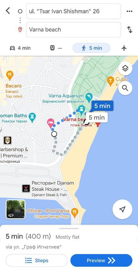 Green Central Apartment Varna Luaran gambar